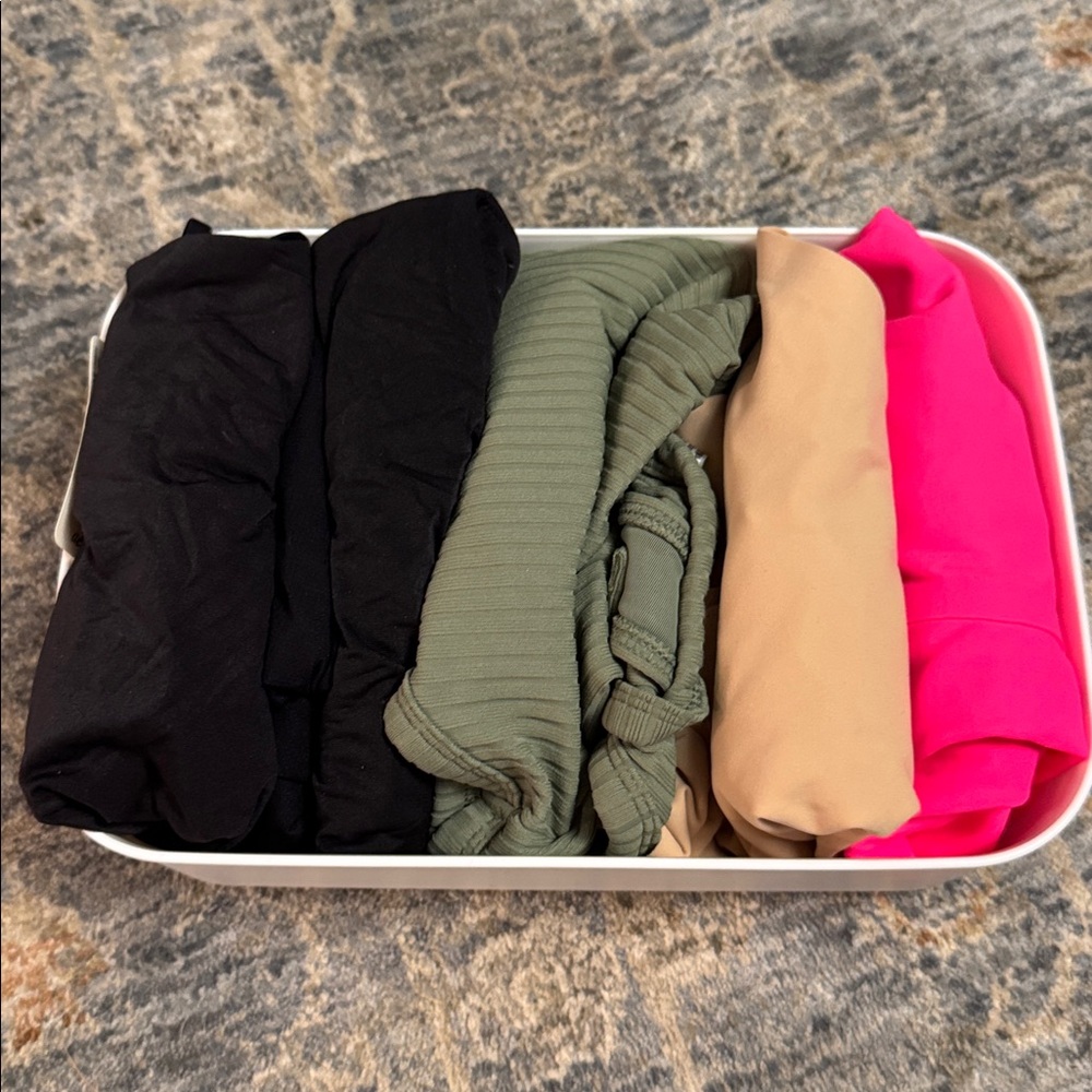 Bundle!! Basically 80 percent off- Black, Pink, Beige, and Green - Picture 13 of 14